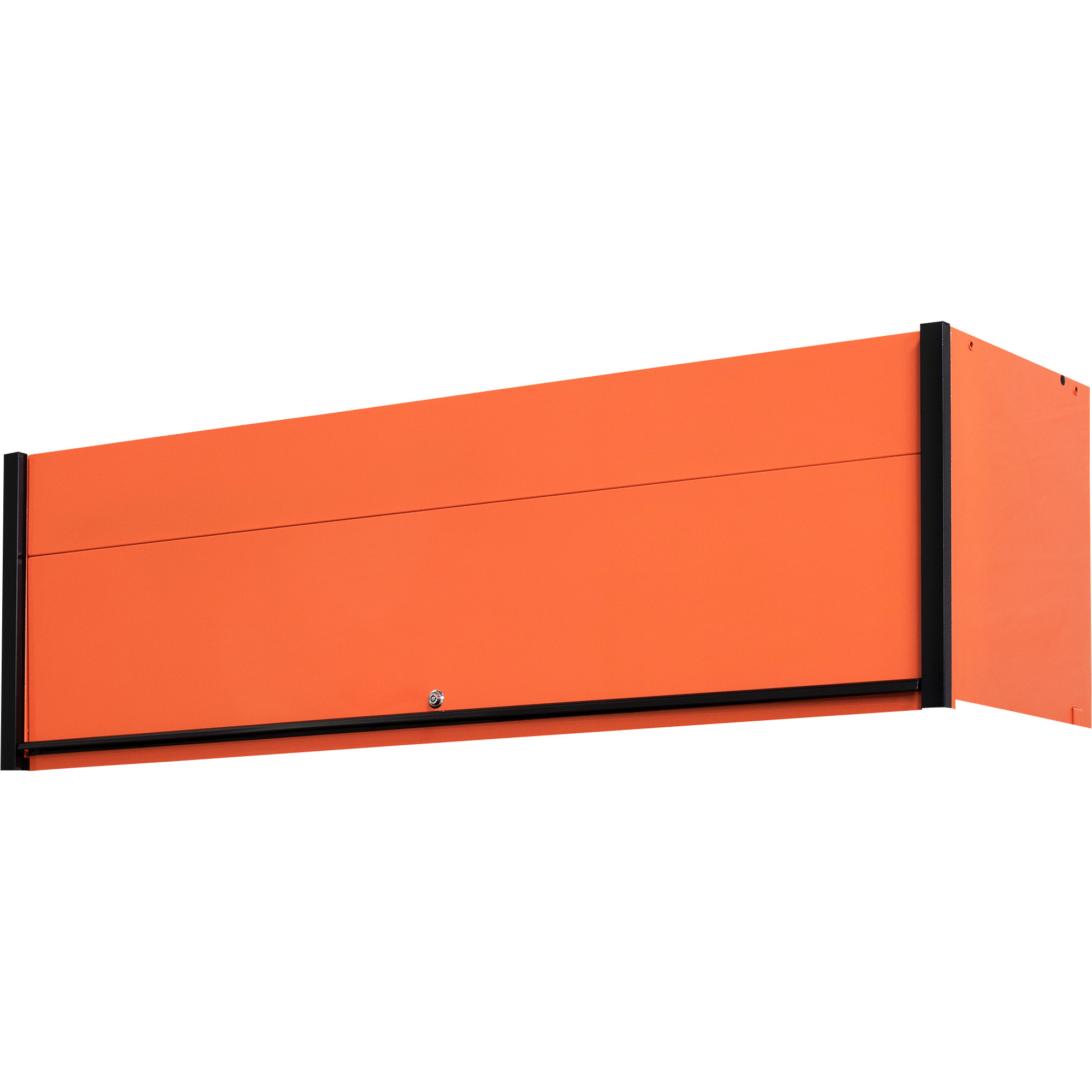 Extreme Tools KD Hutch - 72in.W x 21in.D x 22.25in.H, Orange/Black, Adjustable Shelf, Power Tool Rack, Model# DX722101HCORBK